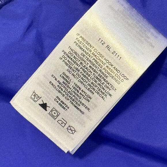 Columbia Rain Wind Jacket Womens Large Blue Two Toned Outdoor Coat - Picture 6 of 6